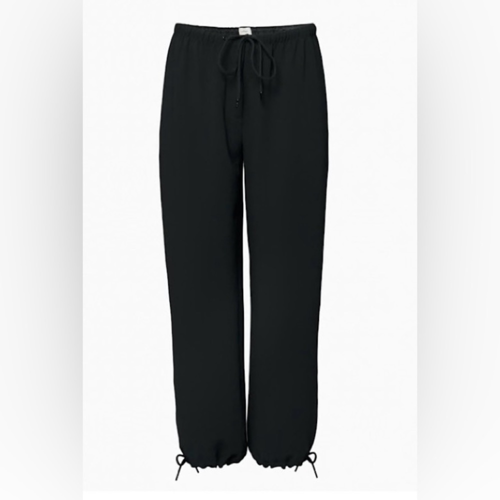 Aritzia Wilfred black drawstring pant